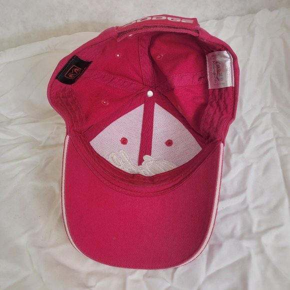 DODGE Pink Hat Snapback Baseball Vintage Cap licensed hearts - Picture 9 of 12